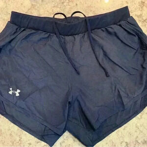 Under Armour Heat Gear  Loose fit navy shorts, small